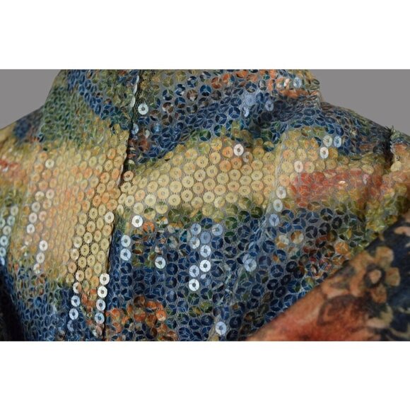 KAKTUS VINTAGE Y2K TIE DYE VELOUR ZIP HOODIE JACKET - Picture 7 of 9